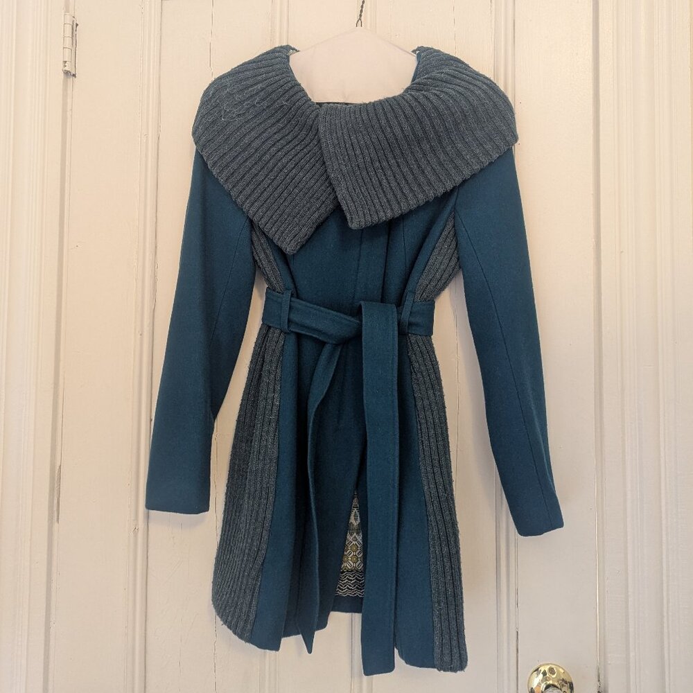 Elevenses blue wool coat